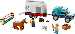 Фото LEGO City Автомобіль з причепом для коня (60327)