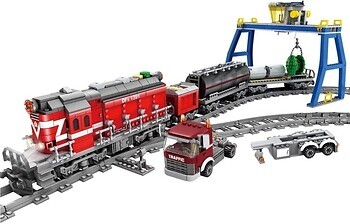 Фото Zipp Toys Поезд DF5 1391 с рельсами (98219)