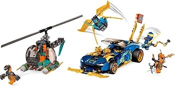 Фото LEGO Ninjago Гоночний автомобіль Джея та Нії EVO (71776)