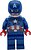 Фото LEGO Minifigures Captain America - Dark Blue Suit Red Hands Helmet (sh686)