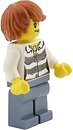 Фото LEGO Minifigures Crook Female with Dark Orange Hair (cty0514)