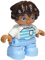 Фото LEGO Duplo Child Boy - White Top with Stripes and Pocket (47205pb068)