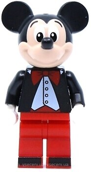 Фото LEGO Minifigures Mickey Mouse - Tuxedo Jacket, Red Bow Tie (dis057)