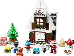 Фото LEGO Duplo Пряничний будиночок Діда Мороза (10976)