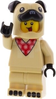 Фото LEGO Minifigures Pug Costume Guy (col378)