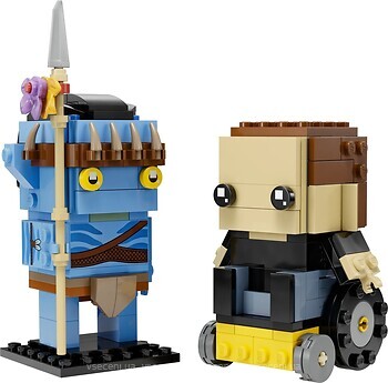 Фото LEGO Brick Headz Джейк Салли и его аватар (40554)