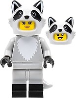 Фото LEGO Minifigures Raccoon Costume Fan (col395)