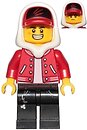 Фото LEGO Hidden Side Jack Davids - Red Jacket, Cap and Hood (hs001)