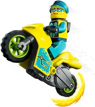 Фото LEGO City Кібер трюковий мотоцикл (60358)