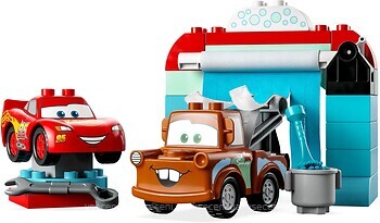 Фото LEGO Duplo Розваги Блискавки МакКвіна й Сирника на автомийці (10996)