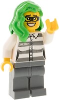 Фото LEGO City Jail Prisoner 50382 - Female, Green Hair (cty1364)