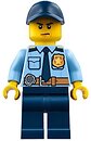 Фото LEGO City Policeman - Dark Blue Tie and Gold Badge (cty0748)