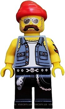 Фото LEGO Minifigures Motorcycle Mechanic (col160)