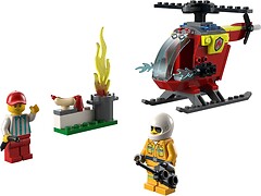 Фото LEGO City Пожежний гелікоптер (60318)
