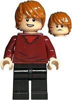 Фото LEGO Harry Potter Ron Weasley - Dark Red Sweater, Black Legs (hp214)