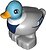 Фото LEGO Duplo Duck - Male, Medium Azure Head (bb0647c01pb03)