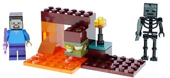 Фото LEGO Minecraft Дуэль в Незере (30331)