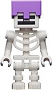 Фото LEGO Minecraft Skeleton - Medium Lavender Helmet (min065)