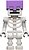 Фото LEGO Minecraft Skeleton - Medium Lavender Helmet (min065)
