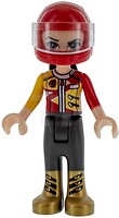 Фото LEGO Friends Vicky - Red and Yellow Racing Jacket, Helmet (frnd278)