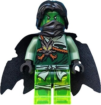 Фото LEGO Ninjago Morro - Black Tattered Cape (njo163)