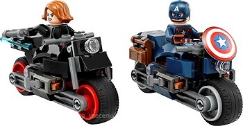 Фото LEGO Marvel Мотоцикли Чорної Вдови й Капітана Америка (76260)