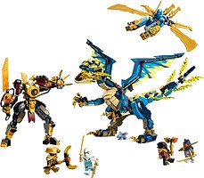 Фото LEGO Ninjago Стихийный Дракон против Механизма Императрицы (71796)