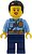 Фото LEGO City Police Officer - Female, Short Black Curly Hair (cty1381)