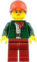 Фото LEGO City Safari Tourist - Female, Dark Green Jacket (cty1099)