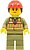 Фото LEGO City Train Worker - Female, Orange Safety Vest with Lime Straps (trn246)