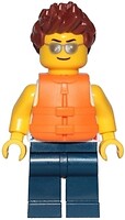 Фото LEGO City Water Scooter Driver - Male, Silver Sunglasses (cty1200)