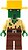 Фото LEGO Minecraft Zombie Villager - Tan Torso, Yellow Hat (min135)