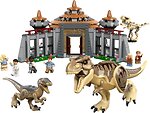 Фото LEGO Jurassic World Центр відвідувачів: Атака тиранозавра й раптора (76961)