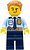 Фото LEGO City Police Officer - Male, Shirt with Dark Blue Tie and Gold Badge (cty1158)