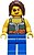 Фото LEGO Pirates Pirate - Female, Blue Legs (pi101)