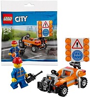 Фото LEGO City Работник дорожной службы (30357)