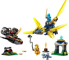 Фото LEGO Ninjago Битва малюків драконів Нії та Аріна (71798)