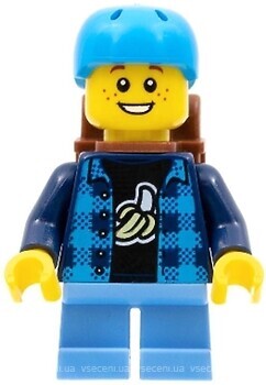 Фото LEGO City Boy - Banana Shirt, Dark Azure Helmet (cty1332)