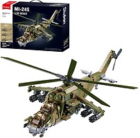 Фото Sluban Model Bricks Військово-транспортний гелікоптер MI-24S (M38-B1137)