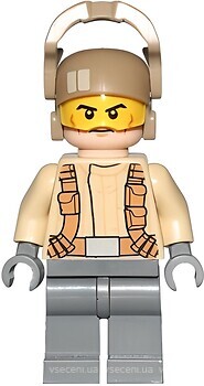 Фото LEGO Star Wars Resistance Trooper - Male, Tan Jacket, Frown, Cheek Lines (sw0698)
