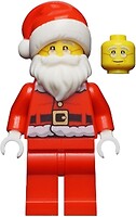 Фото LEGO Minifigures Santa - Fur Lined Jacket with Button, Glasses (hol110)