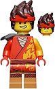 Фото LEGO Ninjago Kai - Core, Hair, Shoulder Pad (njo739)