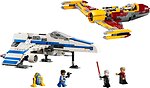 Фото LEGO Star Wars E-Wing Винищувач Нової Республіки проти Зоряного винищувача Шин Хаті (75364)