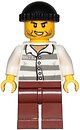 Фото LEGO City Jail Prisoner 86753 - Male, Reddish Brown Legs, Beard Stubble (cty1156)