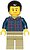 Фото LEGO City Dad - Dark Blue Plaid Button Shirt (cty1017)