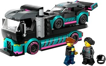 Фото LEGO City Автомобіль для перегонів й автовоз (60406)