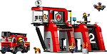 Фото LEGO City Пожежне депо з пожежною машиною (60414)