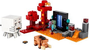 Фото LEGO Minecraft Засідка біля порталу в Нижній світ (21255)