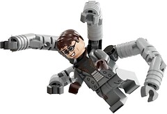 Фото LEGO Super Heroes Dr. Octopus - Dark Bluish Gray Outfit, Mechanical Arms (sh890)