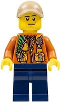Фото LEGO City Jungle Explorer - Male, Dark Orange Jacket with Pouches, Stubble Beard (cty0820)